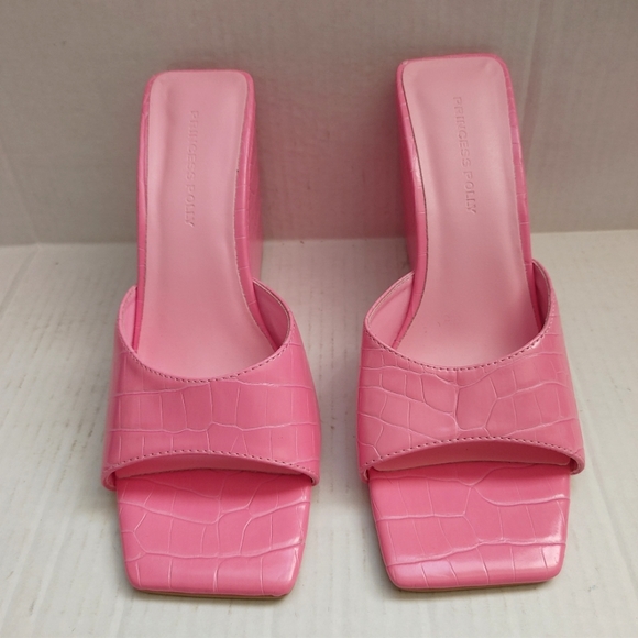 Princess Polly Open Toe Wedge Shoes Size 10 - Picture 8 of 9
